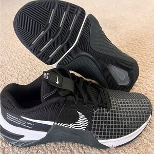 Nike Metcon CrossFit Black and Gray Cross-Training Sneakers 8.5